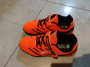 回力童鞋儿童足球鞋2026春季新款男童碎钉软底防滑训练鞋学生运动鞋 桔黑 37 内长约24.5cm 实拍图