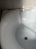 东鹏（DONGPENG）浴缸家用亚克力日式spa按摩浴缸小户型成人坐式酒店三角圆形浴缸 龙头缸0.9*0.9米 实拍图