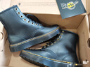 马丁（DR.MARTENS）Zavala西部靴男女款夏季舒适轻量黑色工装风马丁靴 黑色 45 实拍图