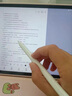 唐柘适用苹果专用款笔二代ipad电容笔 pencil触控笔pro平板air4/5手写笔书写绘画主动式防触屏华强北 官配三代【磁充+Type-c充】压感/电显/防误触 实拍图