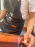 诗佩琪（SVORIAHI）厨房防水围裙女男士防油厨师做饭工作服炒菜家用餐饮帆布围腰挂脖 H肩带黑色厨神+H肩带卡其吃货 2条 实拍图