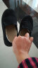 回力一脚蹬男鞋夏季轻便老北京布鞋休闲鞋子男士帆布鞋懒人豆豆板鞋 黑白6249 38 实拍图