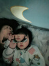 婧麒（JOYNCLEON）2025冬季婴幼儿学步鞋加绒保暖软底防滑儿童棉鞋0到3岁宝宝鞋 米白色 二棉款脚长+1cm选鞋内长 12.5 cm内长适用脚长11.5cm 实拍图