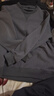 JEANSWEST LIFE真维斯无帽卫衣男春秋季宽松打底外套倒三角设计重磅圆领上衣男 实拍图