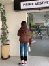 喜诗莱 CESLAY冬季棉服套装女学院风韩版宽松拼色格子加厚棉衣外套牛仔裤两件套 黑拼格子棉服+加厚牛仔裤 S 【建议80--95斤】 实拍图