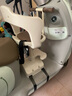 四万公里电动车儿童座椅前置电瓶车宝宝坐椅摩托车婴儿小孩安全凳SWY6609 奶白咖直把款【可升降+减震】 螺丝固定 3岁-6岁 实拍图