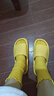 京寻开学季凉拖鞋女厚底夏季男家用浴室洗澡情侣家居拖鞋夏季外穿 芒果黄36-37码 实拍图