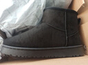 回力棉鞋雪地靴男靴冬季2025中筒棉靴加绒加厚防寒保暖面包鞋靴子男 黑色 47 实拍图