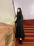 微光里连衣裙女法式黑色内搭秋季长裙性感小个子掐腰御姐约会穿搭赫本风 修身长裙【L码 适合100-110斤】 实拍图