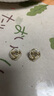 AJIDOU阿吉豆耳钉小香风丝巾扣环生日礼物送女友老婆精致大气韩式耳饰 实拍图