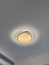 现代简约卧室灯北欧LED吸顶灯2025年新款家用明亮灯具造型灯饰 双圈白60cm三色变光72w 实拍图