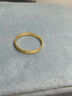 周六福（ZLF）新年礼物 黄金戒指女款国潮足金韶华指环5G黄金无极金食指戒 计价 10号 - 1.78g 实拍图