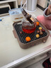 高茗新中式围炉煮茶器具全套烤火炉套装家用电陶炉煮茶炉网红一套 四面八方炉+明海壶 1000ml 实拍图