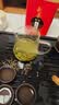 特厚木把玻璃公道杯茶漏一体茶器功道分茶杯茶海茶壶加厚耐热侧把 直身公杯 360ml 1只 实拍图