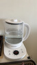 金灶（KAMJOVE） 智能养生壶煮茶器1.5L大容量电热水壶玻璃烧水壶恒温壶预约煮茶壶办公室花茶壶 白色 1.5L HT-350 实拍图