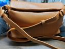 半坡饰族（bampo）半坡真皮枕头包女刺绣宽肩带商场同款新款软皮小众腋下单肩斜挎包 棕色701（摔牛皮） 实拍图