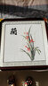 春天十字绣2026新款植物花卉一套客厅卧室书房竖版玄关字画手工自己绣 埃及棉线绣 单件兰6481 尺寸50*50厘米 实拍图