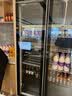 扬子（YANGZI）展示柜饮料柜全屏柜冷藏网红酒水柜啤酒柜超市便利店冰箱冰柜商用酒吧酒水保鲜柜全屏冷饮柜饮料柜 三门黑色【1500*600*2010】一级能效|东贝 【豪华款酒水柜】无边框铝合金【变频 实拍图