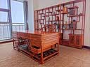 百裕达博古架实木中式多宝阁茶叶展示柜仿古客厅简约隔断置 2门1斗博古架1对 (菠萝格木)推荐 实拍图