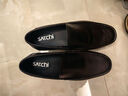 沙驰（SATCHI）男鞋  男士皮鞋休闲商务皮鞋一脚蹬皮鞋男  75962001Z 黑色 39 实拍图