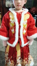 罗蒙汉服女童拜年服冬款明制汉服过年衣服马面裙演出服 红色套装120 实拍图