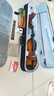 红棉（Kapok）实木小提琴V188初学者入门学校乐团推荐学生儿童成人练习琴男女生 4/4 【初学启蒙】身高155cm以上 实拍图