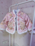 艾诺轮女孩过年衣服套装女童新年汉服冬季儿童拜年服旗袍加厚冬装款喜庆中国风宝宝唐装加绒保暖防寒仙女飘逸 2059樱花色加绒+头饰+眉心贴 120 建议身高105-115CM左右建议6-7岁 实拍图