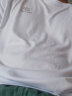 探拓（TECTOP）速干T恤 轻薄透气男情侣款圆领短袖纯色速干衣 TS3043 男款白色 XL 实拍图