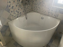 东鹏（DONGPENG）浴缸家用亚克力日式spa按摩浴缸小户型成人坐式酒店三角圆形浴缸 空缸1.0*1.0米 实拍图