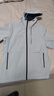 361°运动外套男装秋冬季新款梭织加绒防风雨保暖舒适冲锋运动夹克女 灯塔灰 XL 实拍图