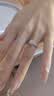 DR求婚钻戒铂金BELIEVE简奢雪心印记结婚天然钻石戒指女 【共约16分】10分H色SI1证书礼盒 具体手寸 详询客服 实拍图