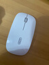卡佐 （AZZOR）K19无线鼠标TypeC充电蓝牙5.1三模静音便携办公鼠标游戏适用iPad台式笔记本电脑通用 钢琴白-蓝牙三模版【2.4G+蓝牙5.0+5.1】 实拍图