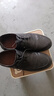 意尔康皮鞋男软底商务休闲鞋秋冬圆头加绒系带新款棉鞋 55476W黑色44 实拍图