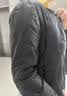 鸭鸭冬季简约轻薄内恤菱格防寒保暖百搭舒适90鸭绒羽绒服女 实拍图