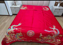博洋家纺结婚四件套纯棉新婚红色传统刺绣龙凤婚庆套件龙腾凤跃1.5米 实拍图