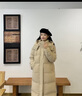 波司登（BOSIDENG）冬季羽绒服女款长款可脱卸帽加厚冬新国标90绒商场同款修身外套 半糖卡其7A34 S 160/84A 体重约110-130斤 实拍图