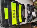 宏亿杉反光背心反光衣路政施工安全警示衣服网状反光条夜光骑行荧光马甲 黑色网格反光衣 实拍图