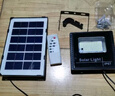 视爵太阳能灯室外投光灯家用户外led节能照明高亮大功率遥控路灯 20W+4米延长线+照亮20平米 白光 实拍图