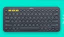 罗技（Logitech）时尚系列K390蓝牙键盘办公便携笔记本电脑平板iPad外接键盘办公用品送男友女友礼物WF13B 黑色 实拍图