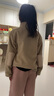 361°童装男女童针织摇粒绒外套年春秋新款小中大童保暖基础外套 杏色 150cm 实拍图