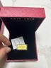 中国珠宝生日纪念礼物  黄金金条足金9999金条爱情金卡 5g 实拍图
