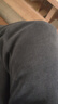 真维斯加绒加厚休闲裤男2025秋冬季新款裤子直筒宽松运动卫裤博奥绒长裤 095深灰色 2XL （建议145-160斤） 实拍图