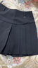 Halo Queen半身裙女新款百褶裙高腰显瘦遮肉百搭A字JK裙子短裙H143B2004 实拍图