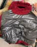 齐齐熊（ciciibear）[90绒子三防蓄热]齐齐熊羽绒服宝宝冬季儿童红色新年面包服红品 新年红-白鸭绒-男女同款 110 【充绒量短款100g/长款147g】 实拍图