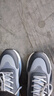 男鞋秋冬品牌皮面透气运动鞋休闲减震旅游鞋户外百搭防臭跑步鞋男 QD331灰色【皮面款】 42 实拍图