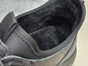 骆驼（CAMEL）男士加绒套脚快穿牛皮商务休闲运动皮鞋 G14A220724R 黑色 40 实拍图
