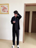 雅鹿100%纯棉睡衣男长袖全棉睡衣男士夏季可外穿大码青少年春秋款套装 NSSJ-纯棉男~3076 【100%纯棉 柔软亲肤】 XL (130-150斤) 实拍图