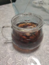 诗米乐  耐热玻璃茶壶一壶二杯泡茶壶主人杯茶水分离办公杯带过滤泡茶器 单壶（透明款） 实拍图