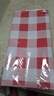 桌布新款欧式风格防水防油免洗餐桌茶几桌垫家用桌布 好运格子-红色（常规款） 137*90cm 实拍图