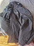骆驼（CAMEL）冲锋衣防风三合一可拆两件套登山服169AX墨灰,男女款L 实拍图